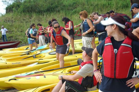 Kayaking Lake Arenal