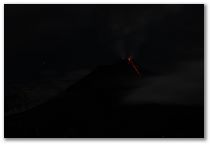Arenal Volcano Eruption Journal - October 30th, Evening Eruption
