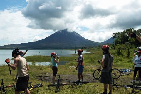 Kayaking Biking Lake Arenal Tours