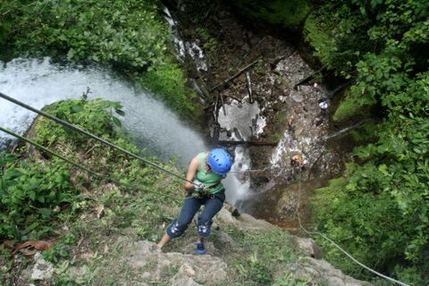 Rappelling Rafting Arenal Volcano Costa Rica